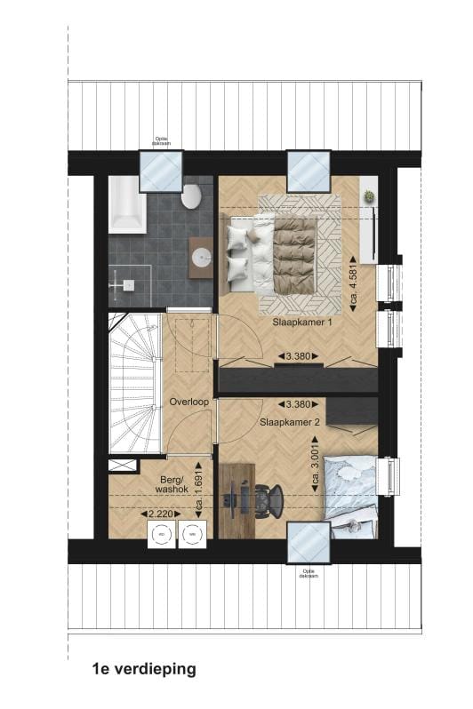 Foto 8 van Hoekwoning (Bouwnr. 6)