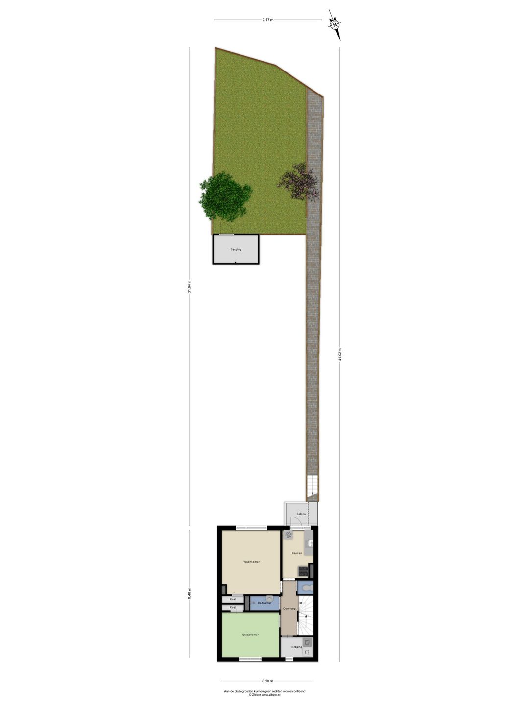 Spacious upper floor apartment with private entrance and deep backyard in Tilburg — 28