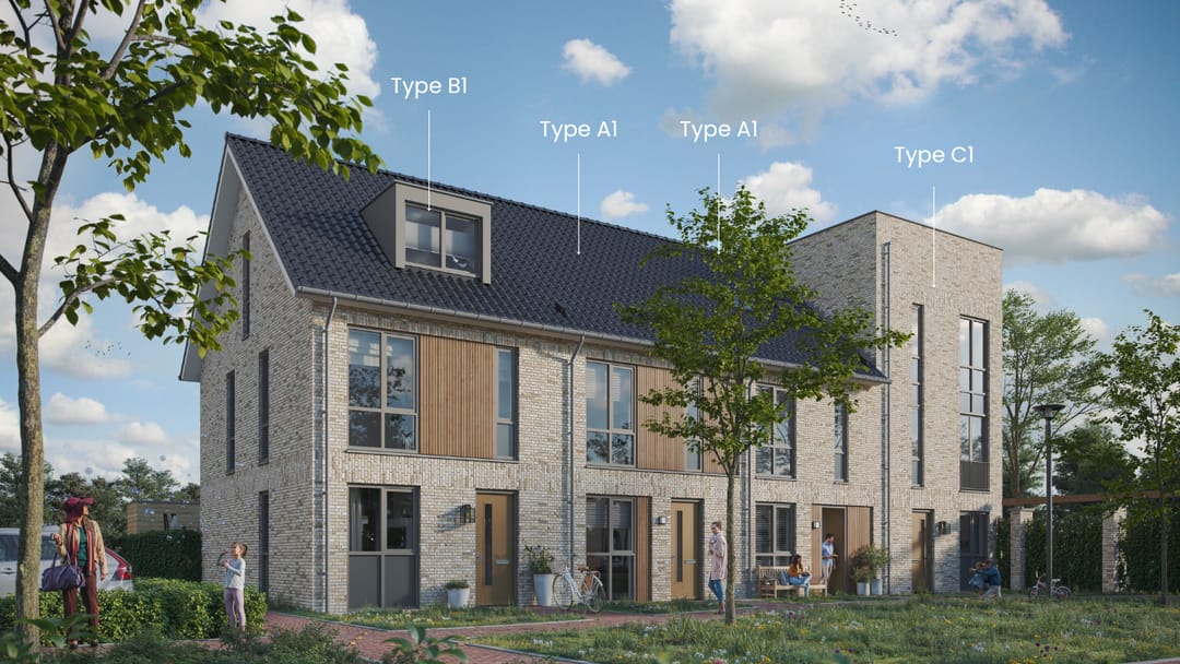 Foto 1 van Hoekwoningen (Bouwnr. 7)