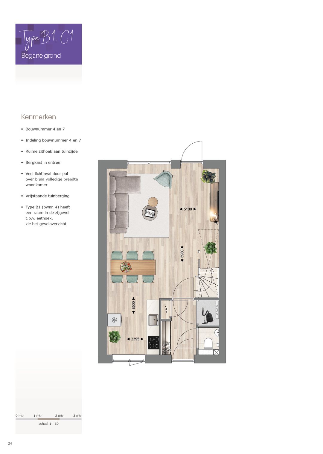 Foto 2 van Hoekwoningen (Bouwnr. 4)