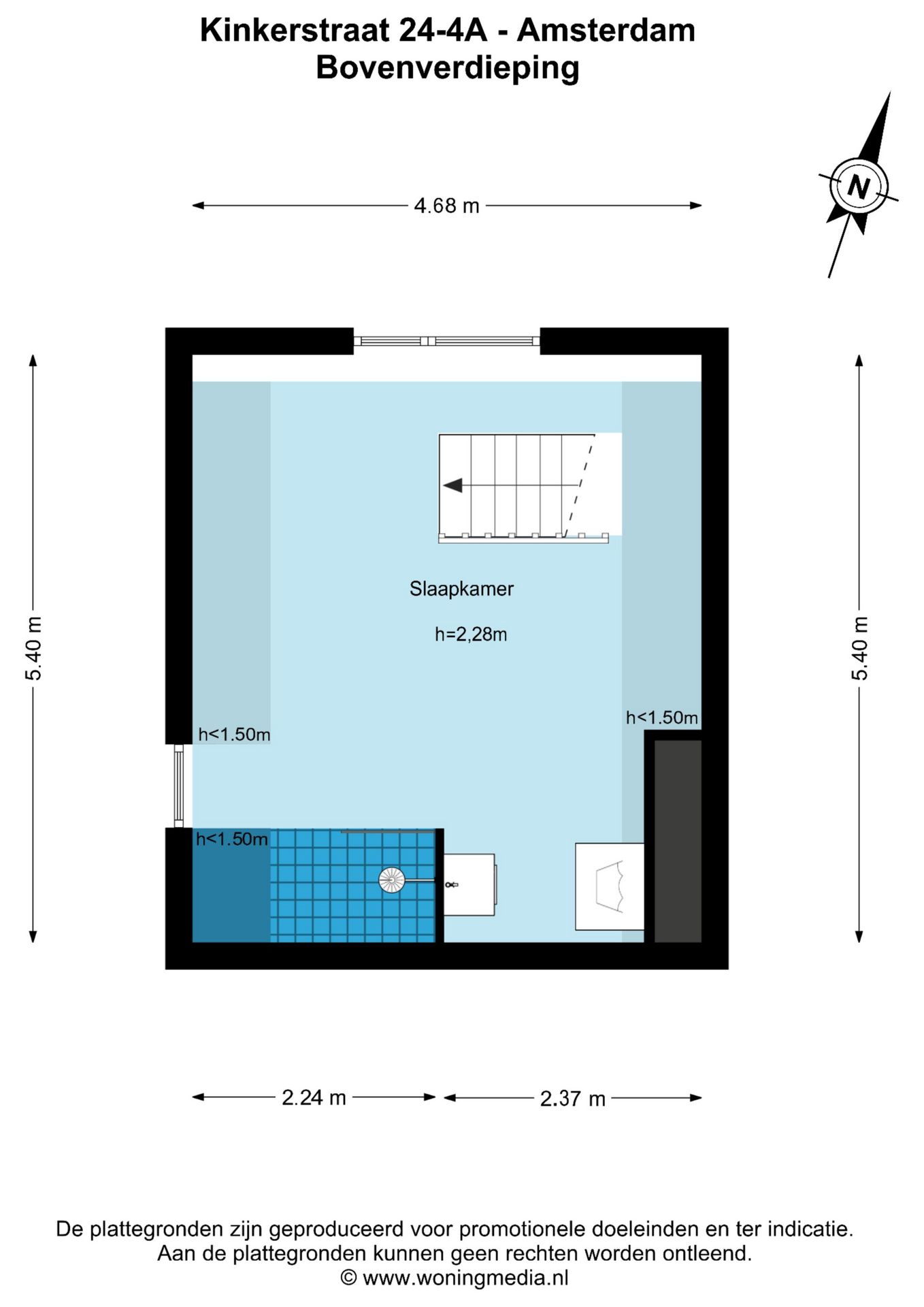 Foto 27 van Kinkerstraat 24-4A