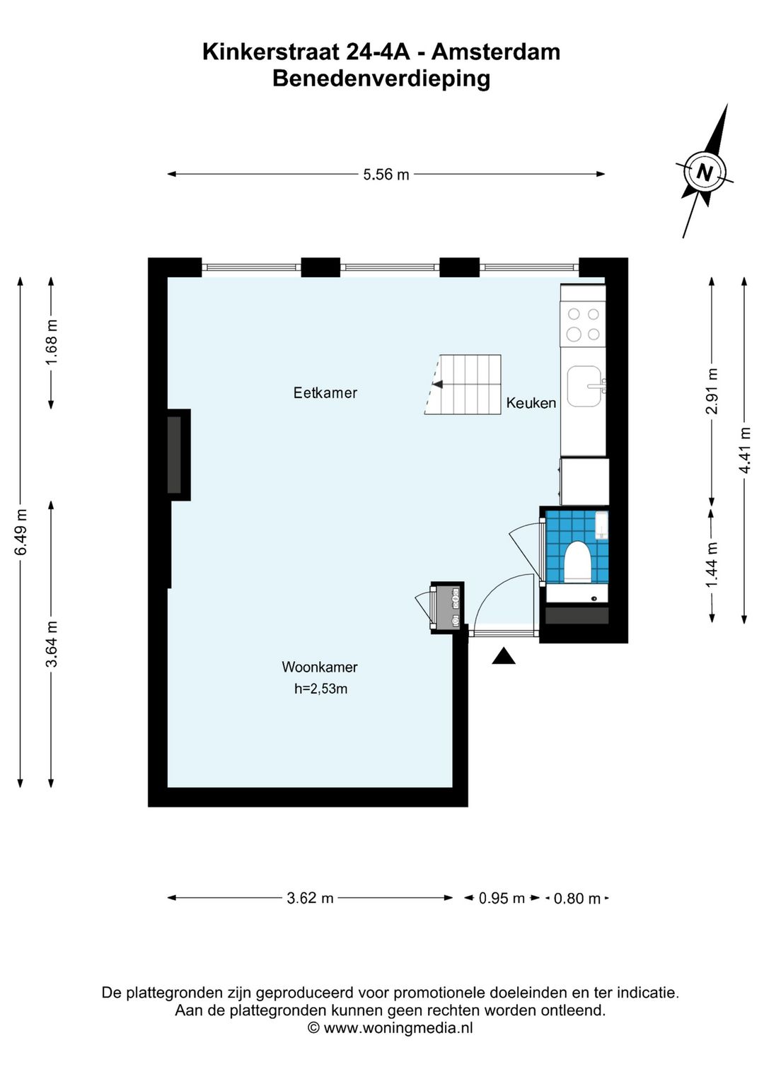 Foto 26 van Kinkerstraat 24-4A