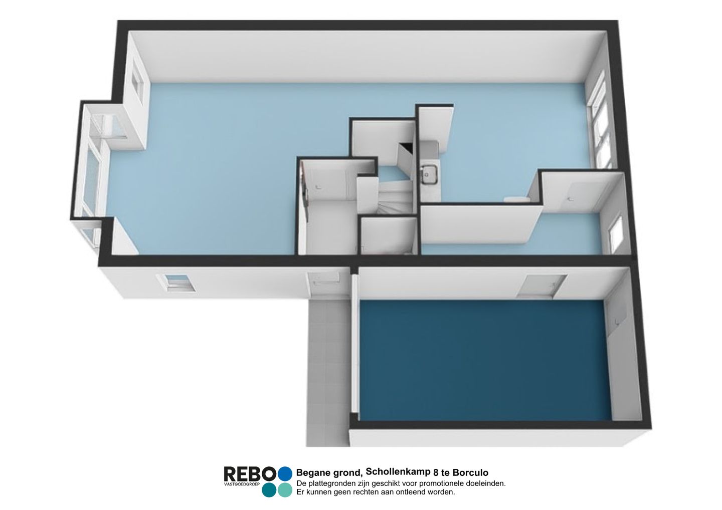 Spacious and modern semi-detached house with garage and private driveway in Borculo — 32