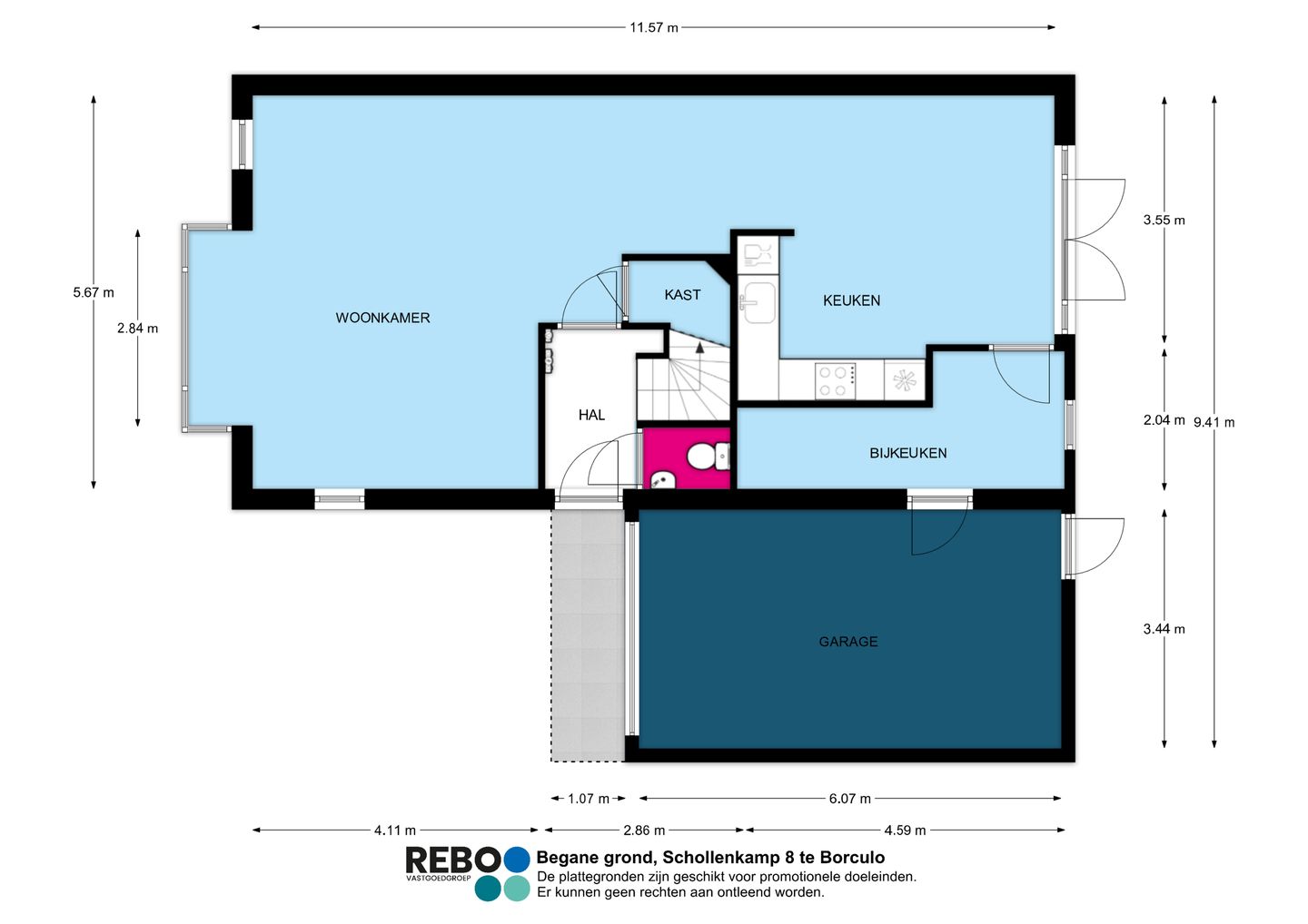 Spacious and modern semi-detached house with garage and private driveway in Borculo — 31