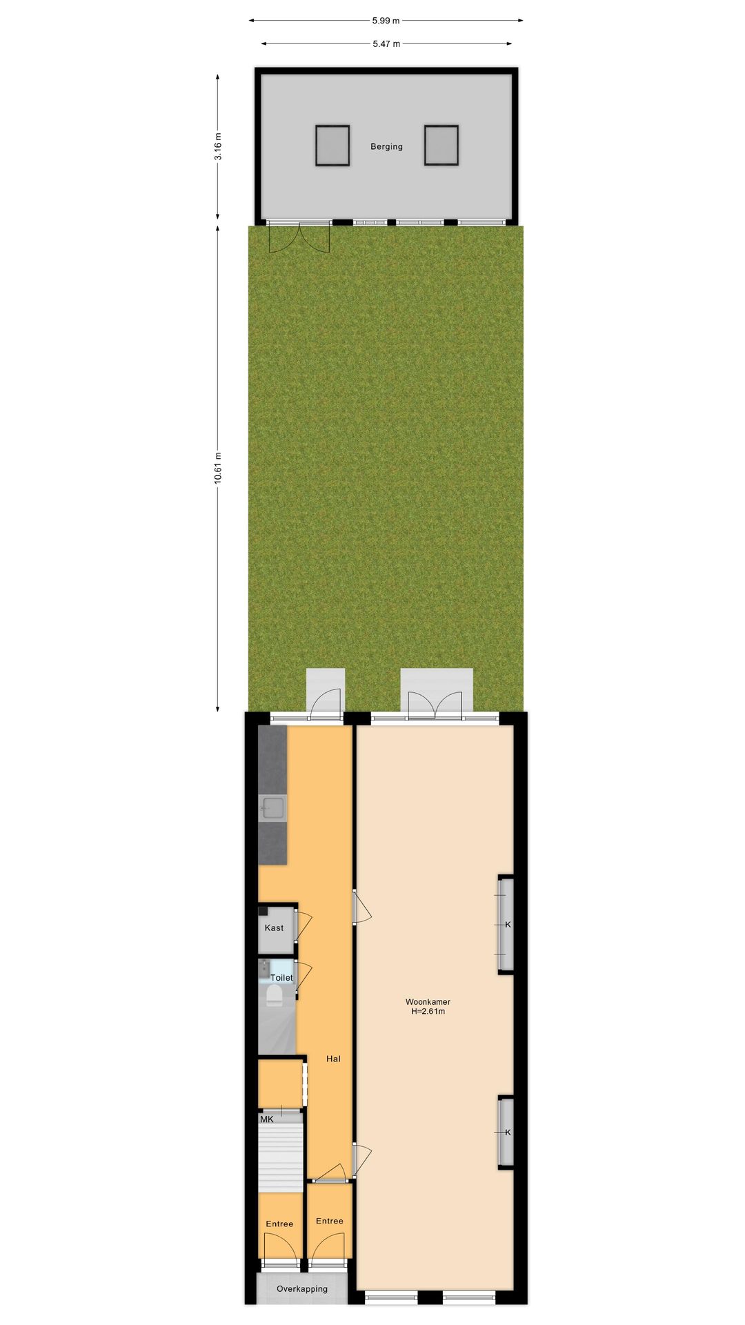 Characteristic Double Townhouse with Free Park Views in Amsterdam Oost — 37