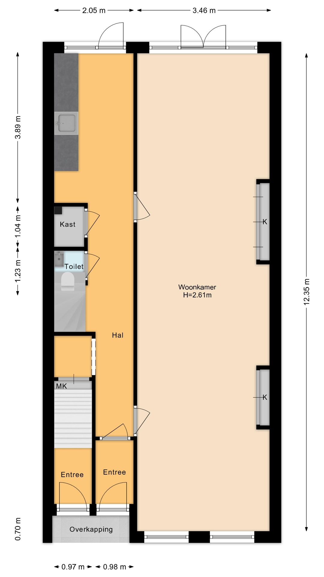 Characteristic Double Townhouse with Free Park Views in Amsterdam Oost — 38