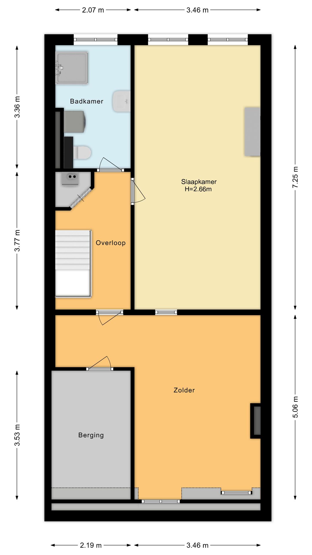 Characteristic Double Townhouse with Free Park Views in Amsterdam Oost — 41