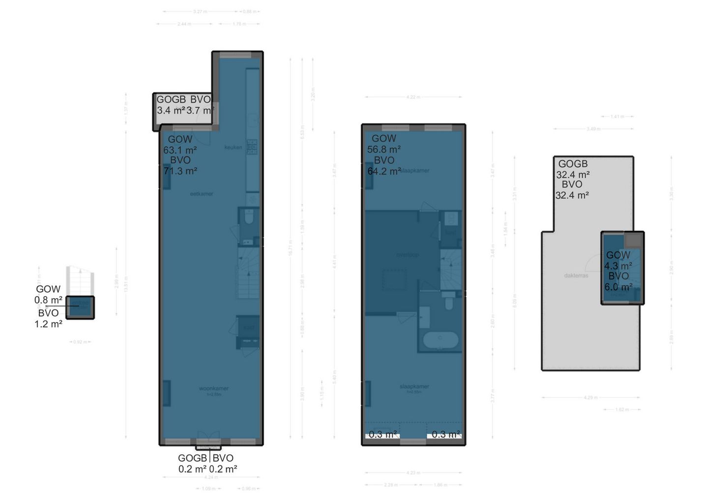 Foto 40 van Van Ostadestraat 32-3