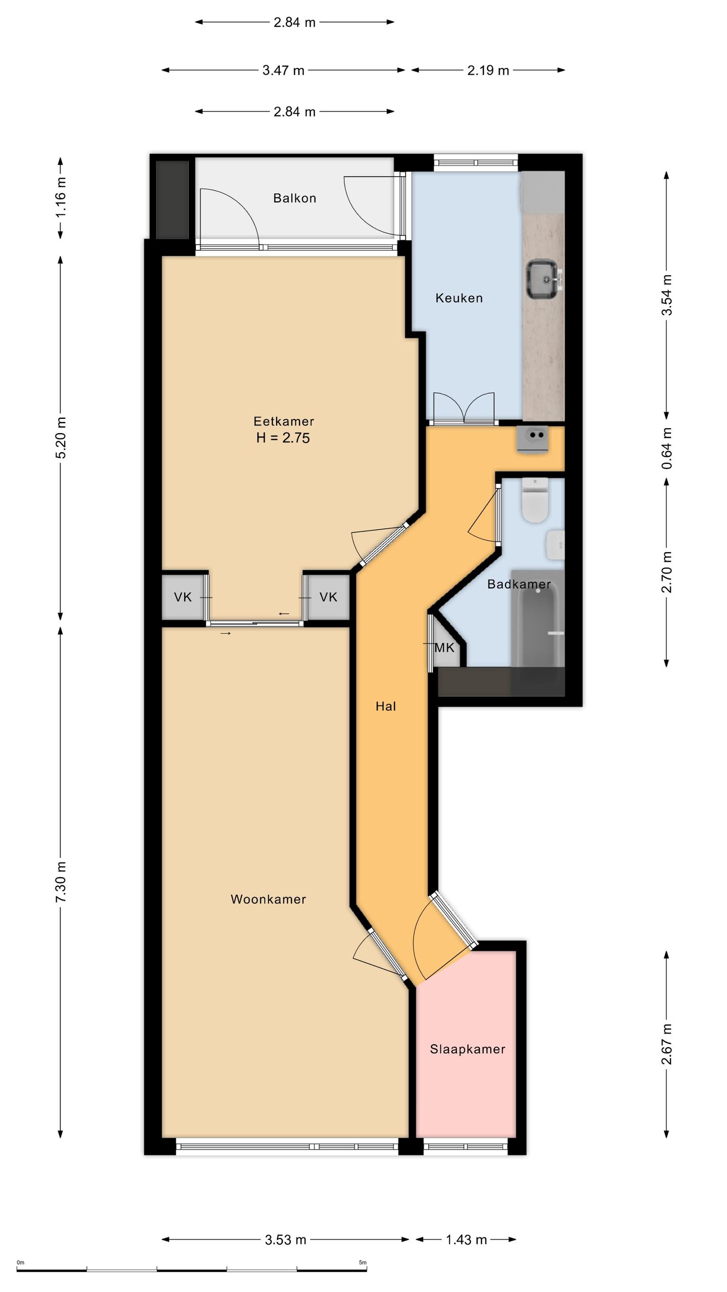 Fixer-Upper Apartment with Southwest Balcony in Blijdorp — 23