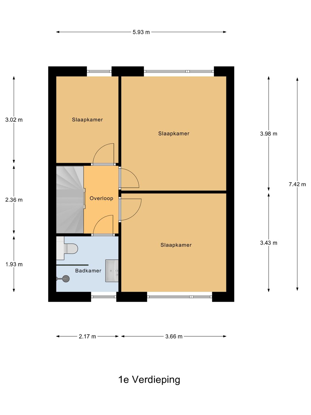 Spacious corner house with four bedrooms in peaceful Vlissingen neighborhood — 35