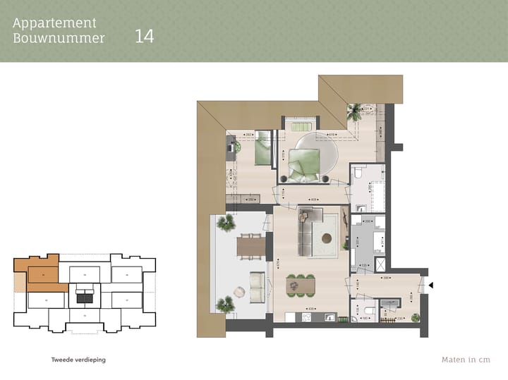 Photo 5 of 3-kamer appartement (Bouwnr. 14)