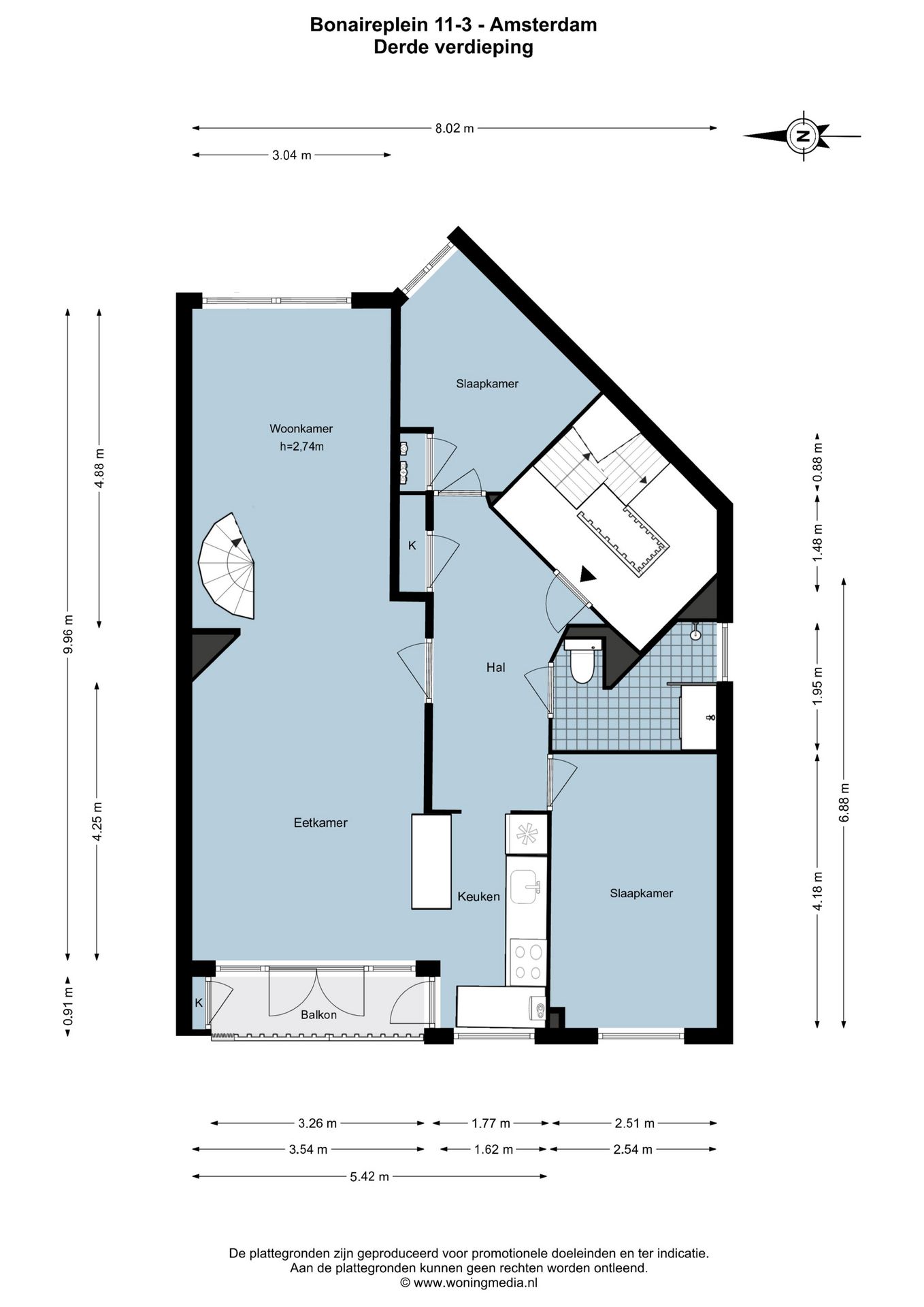 Foto 33 van Bonaireplein 11-3