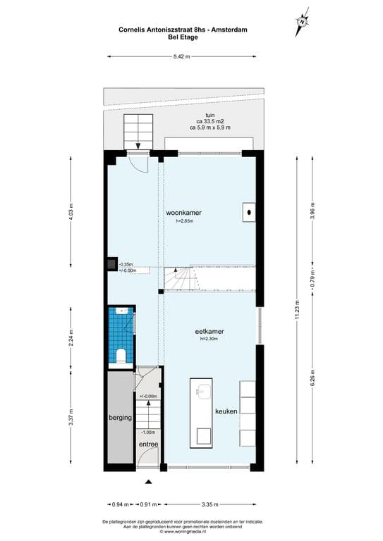 Foto 25 van Cornelis Anthoniszstraat 8-H