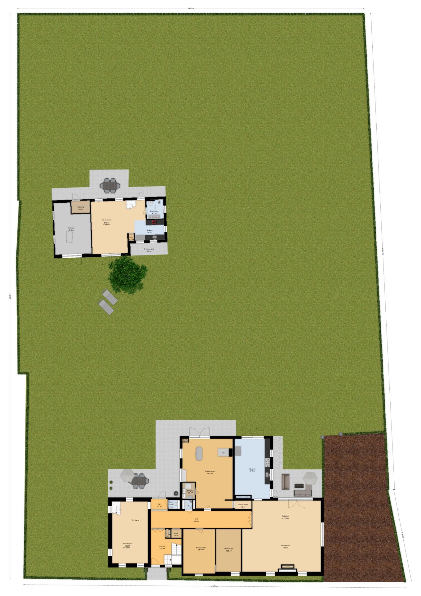 Luxury Farmhouse with B&B and Care Potential in Rural Made — 69
