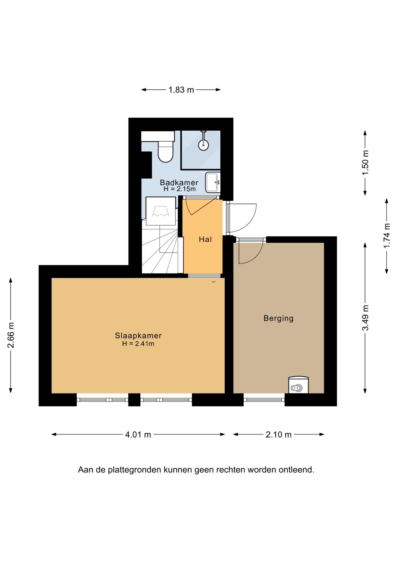 Light apartment with two balconies and living kitchen in Utrecht Tolsteeg — 39