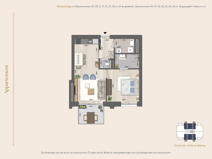 Foto 5 van Appartement (Bouwnr. 18)