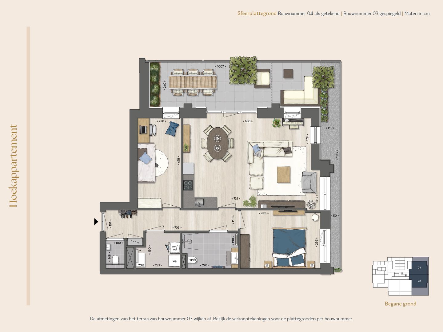 Foto 5 van Hoekappartement (Bouwnr. 03)