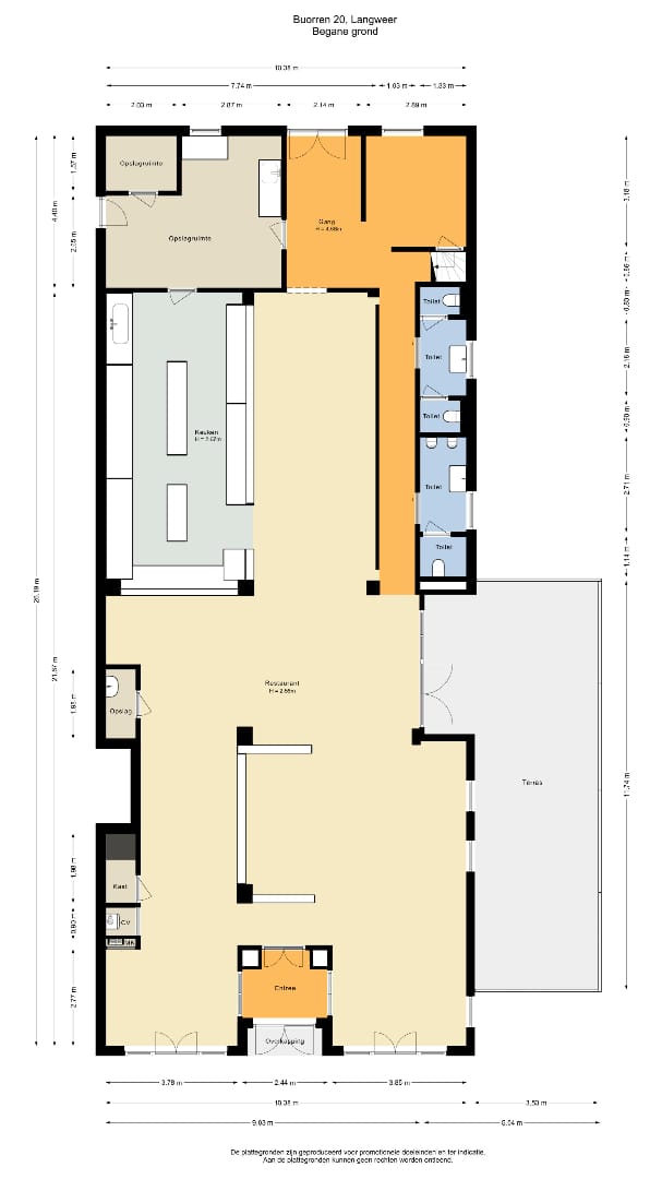 Unique former restaurant in heart of Langweer with versatile development potential — 26