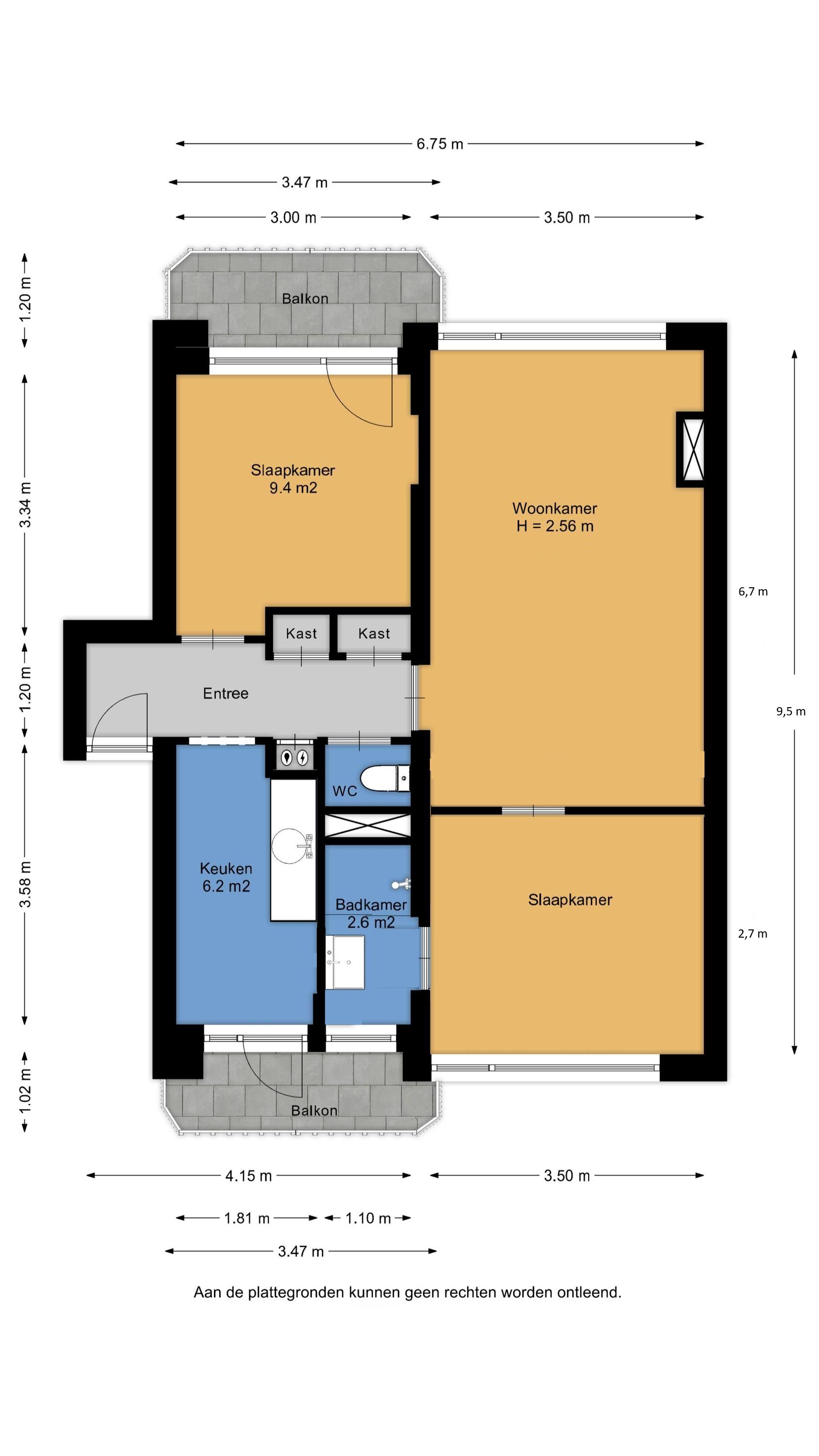 Bright First-Floor Apartment with Two Balconies in Enschede Boswinkel — 26