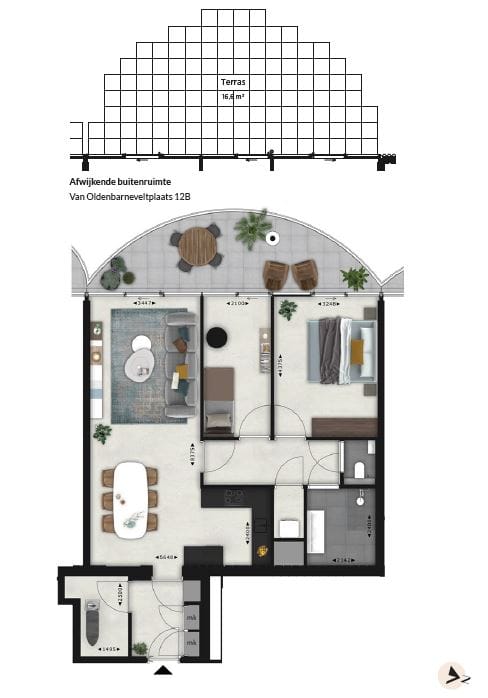 Foto 20 van Van Oldenbarneveltplaats 32-G