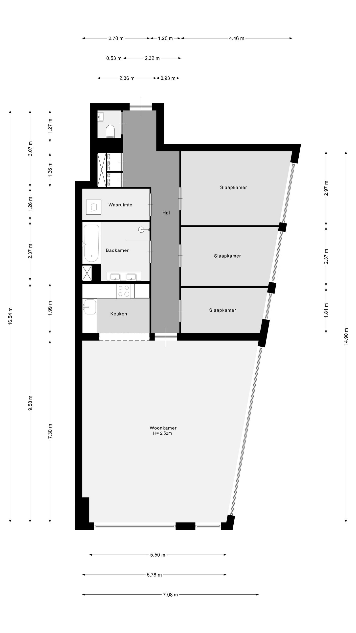 Panoramic River View Corner Apartment in Rotterdam's Lloydkwartier — 29