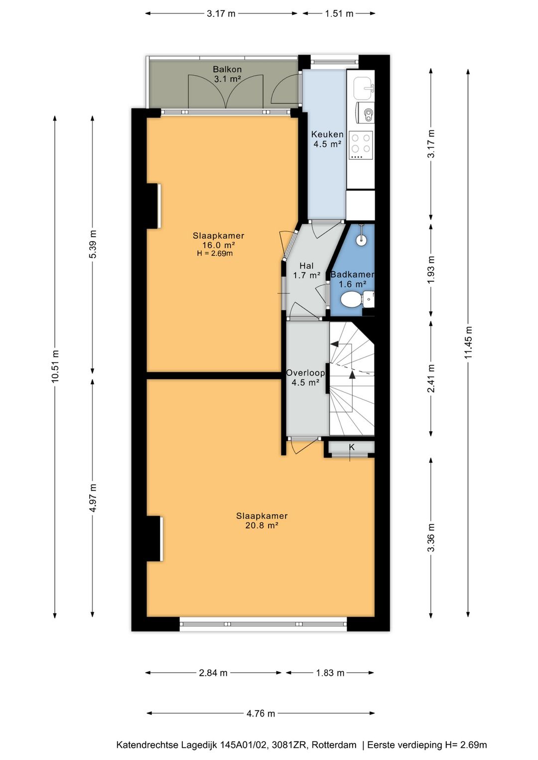 Foto 26 van Katendrechtse Lagedijk 145-A02
