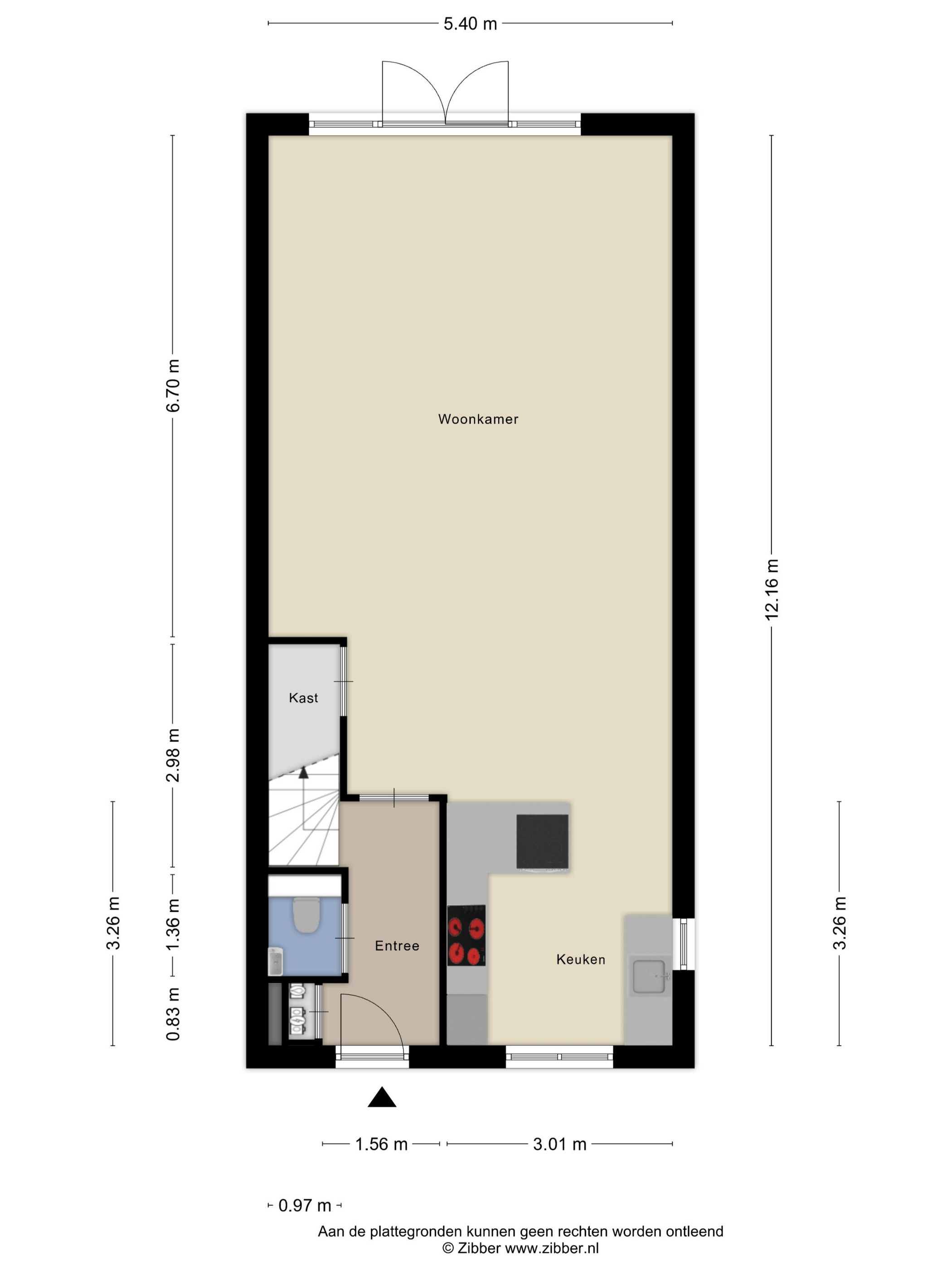 Modern corner home with extension and free view in Lent — 42