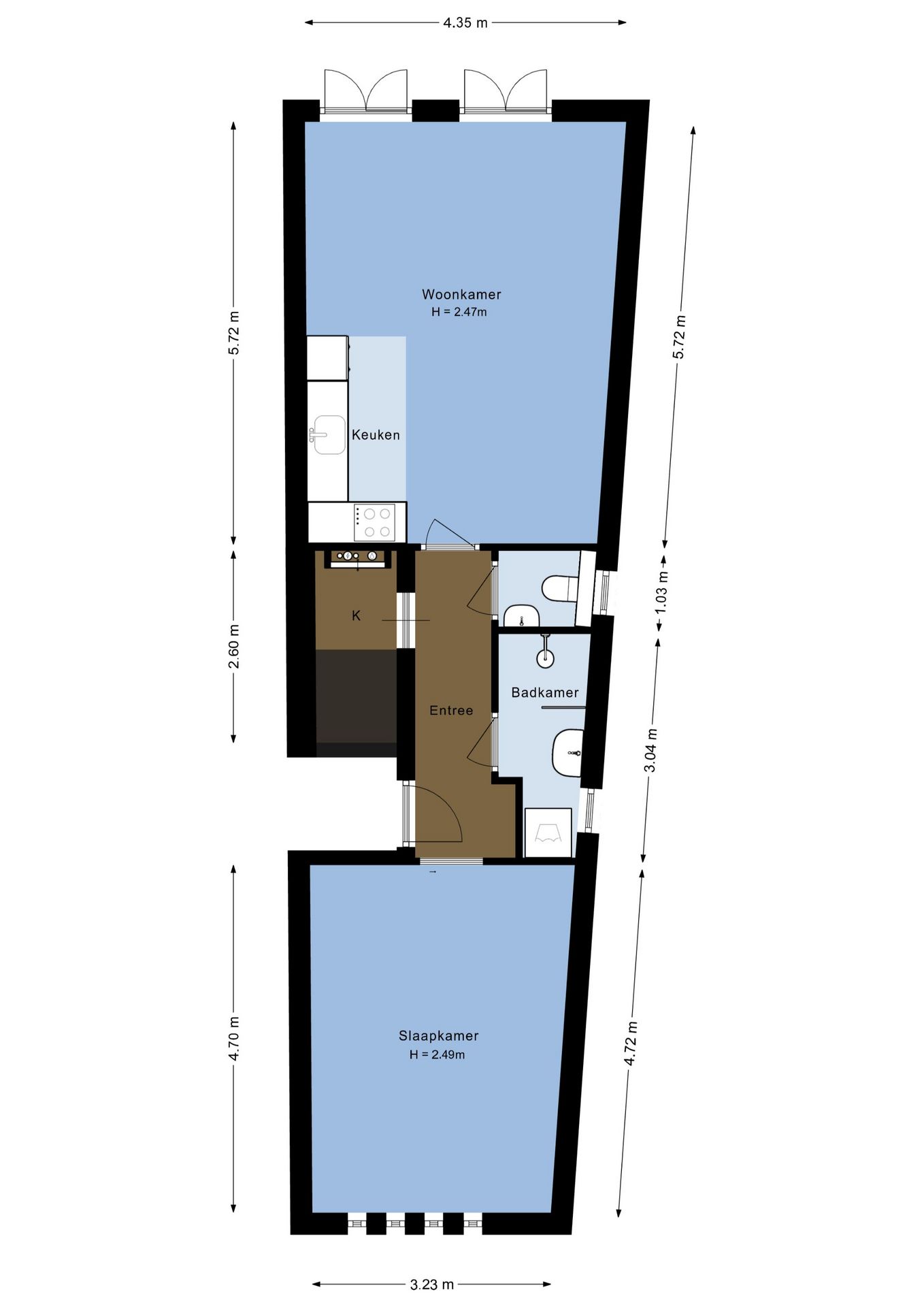 Ground Floor Apartment with Private Garden in Historic Utrecht Center — 33