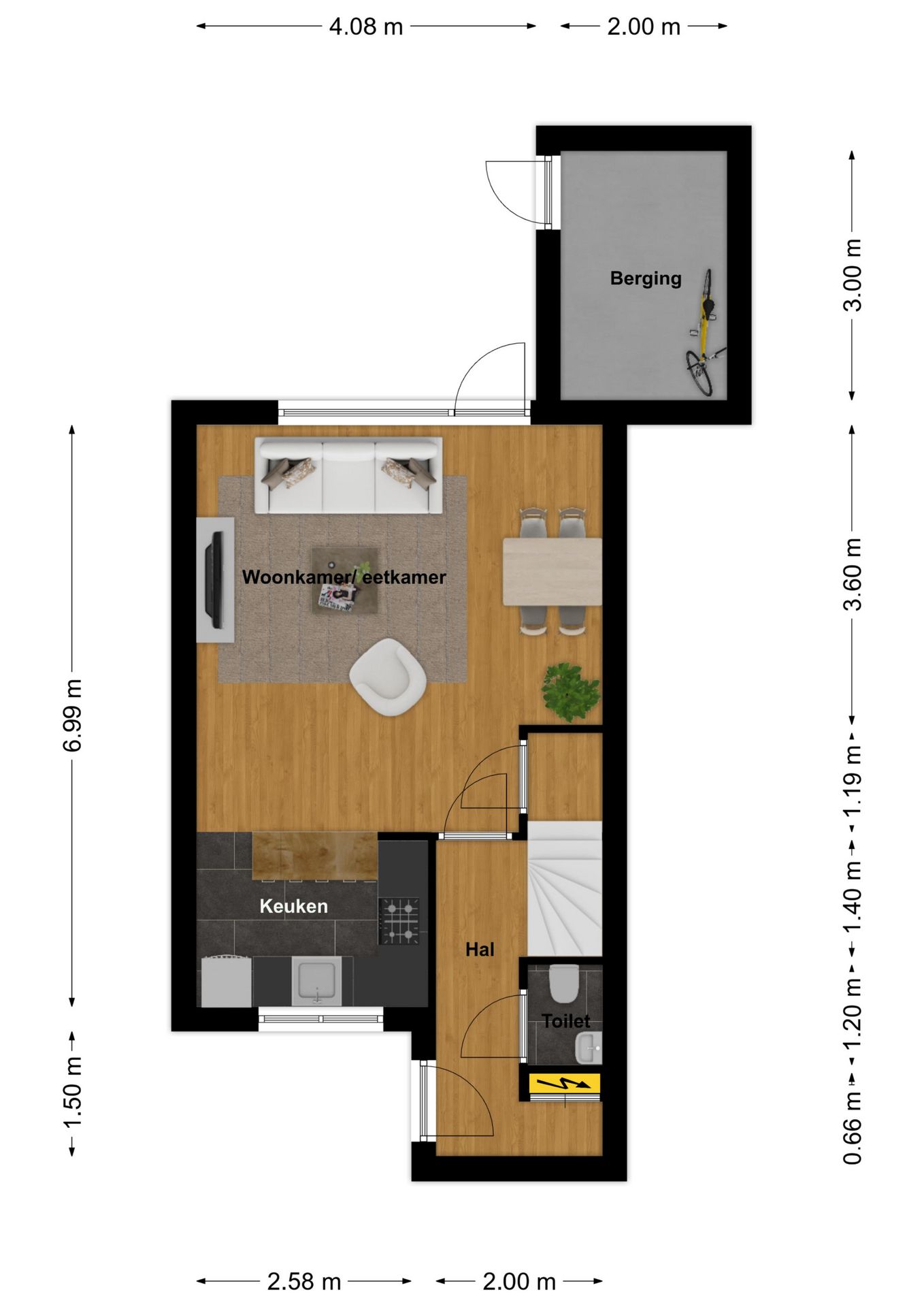 Corner house with 3 bedrooms, parking and energy label B in Heerlen — 21
