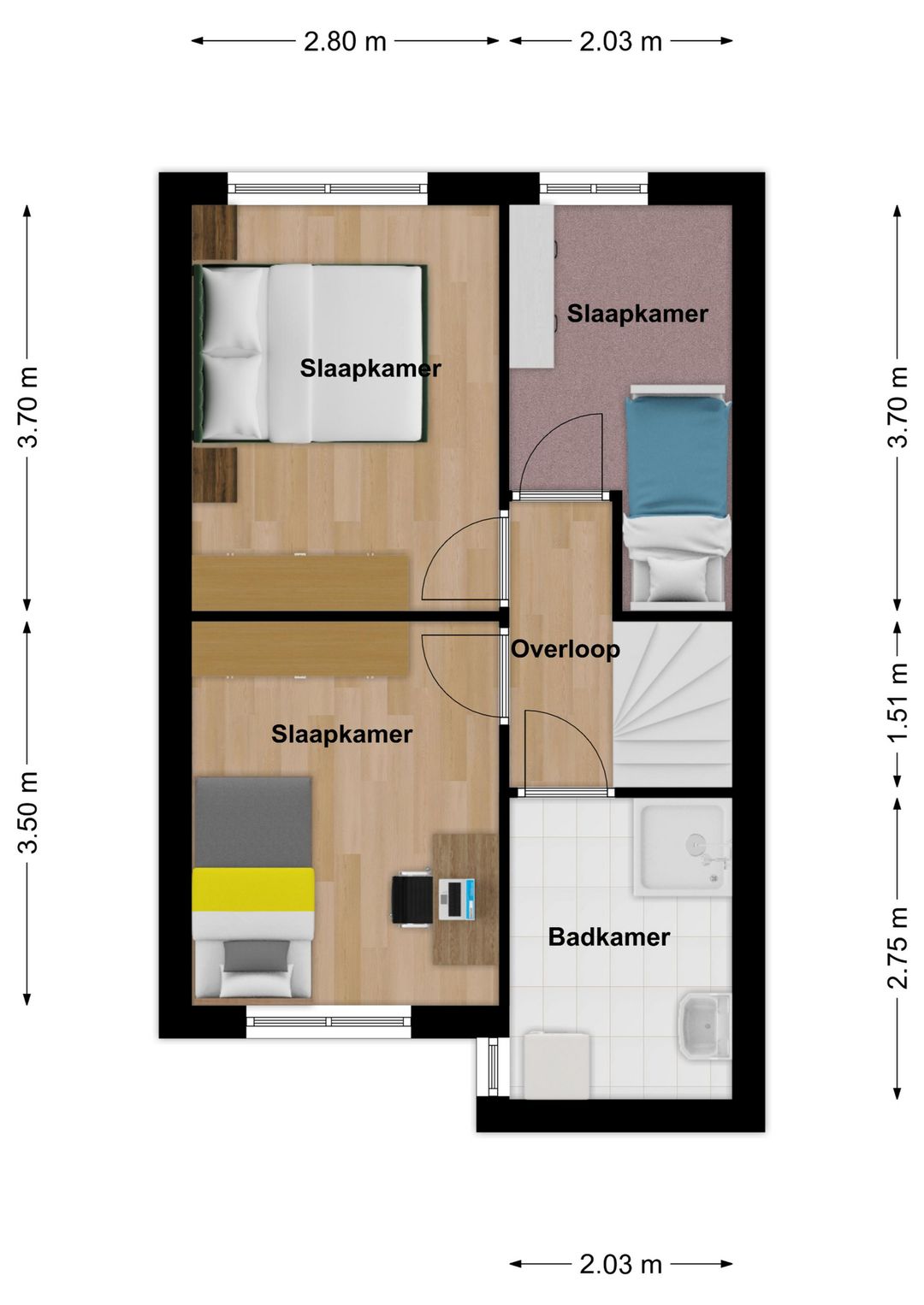 Corner house with 3 bedrooms, parking and energy label B in Heerlen — 22