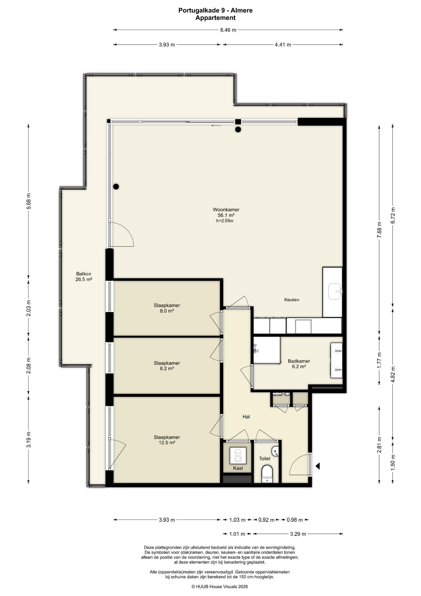 Modern 4-Room Apartment with Private Parking in Almere Poort — 42