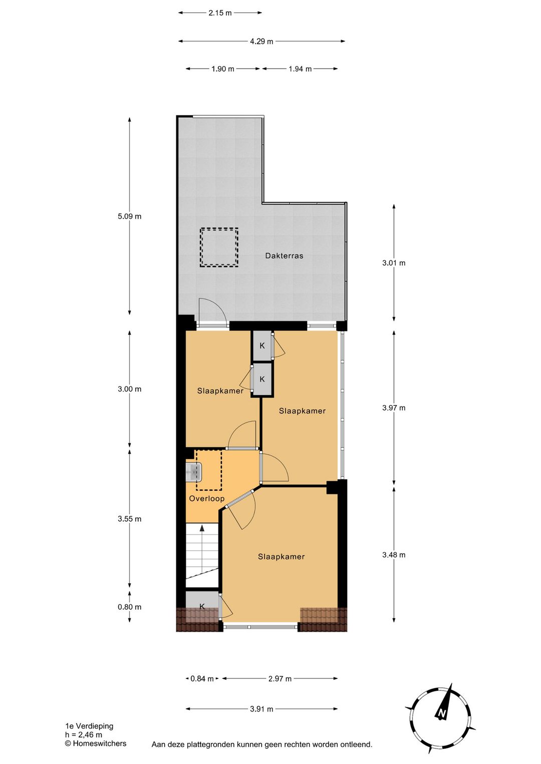 Corner house with rooftop terrace in popular Westerkwartier Delft — 32