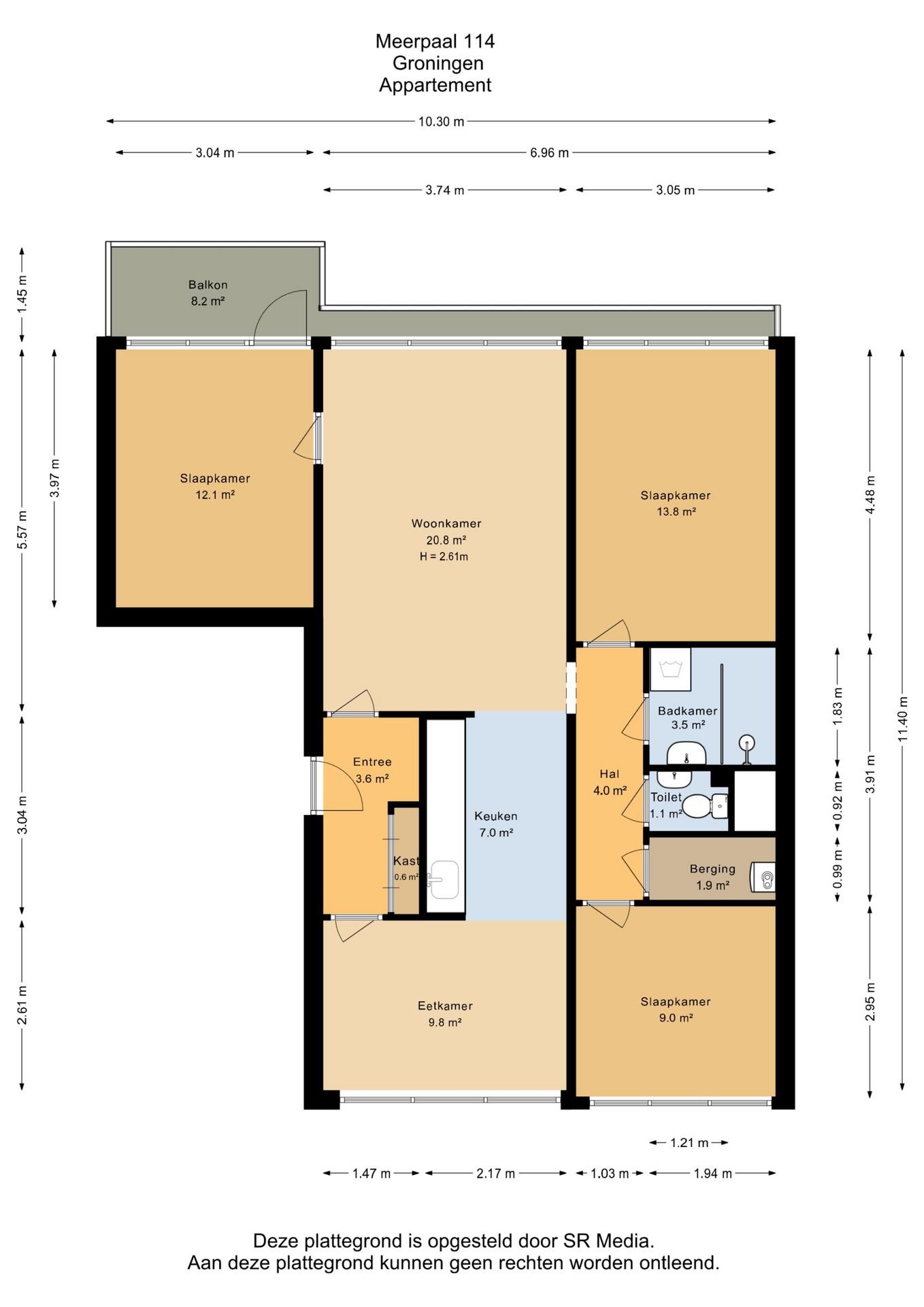 Spacious 4-room apartment with energy label A in green Lewenborg — 34