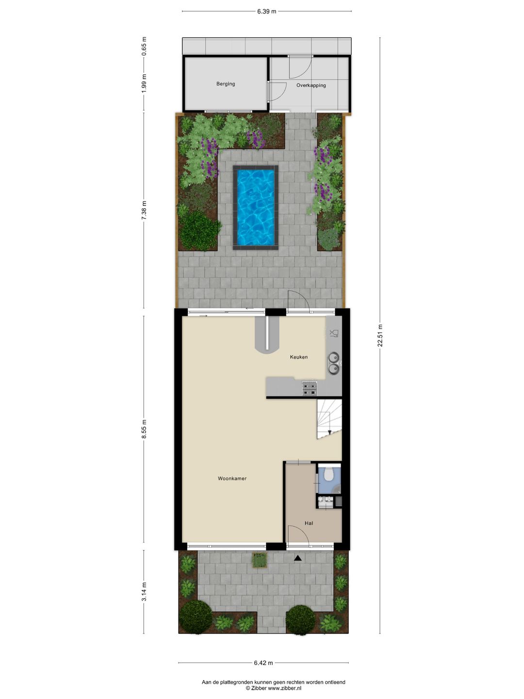 Spacious Family Home in Quiet Courtyard Setting — 49