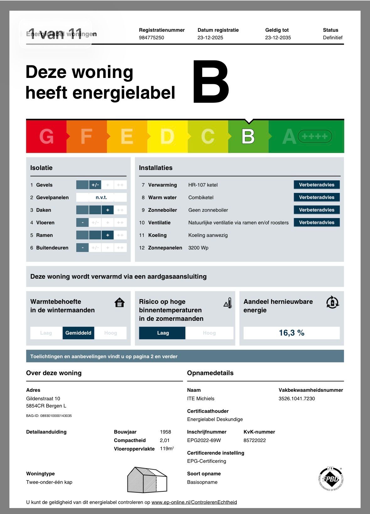 Foto 69 van Gildenstraat 10