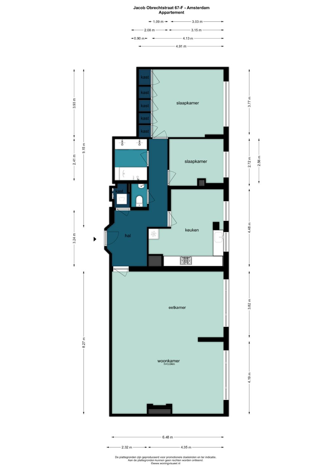 Foto 38 van Jacob Obrechtstraat 67-F
