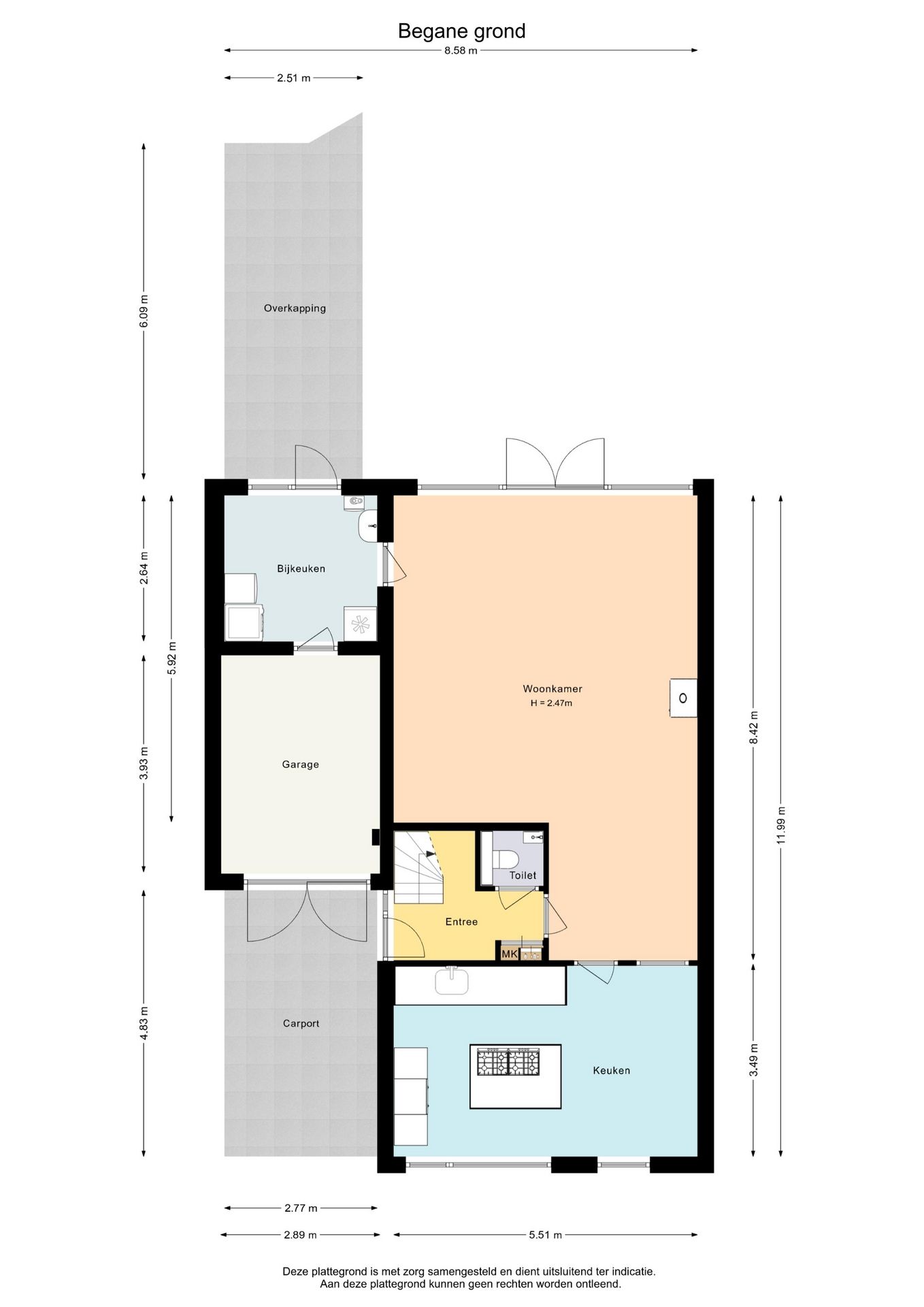 Spacious extended semi-detached home with garage in Heino Zuid — 51