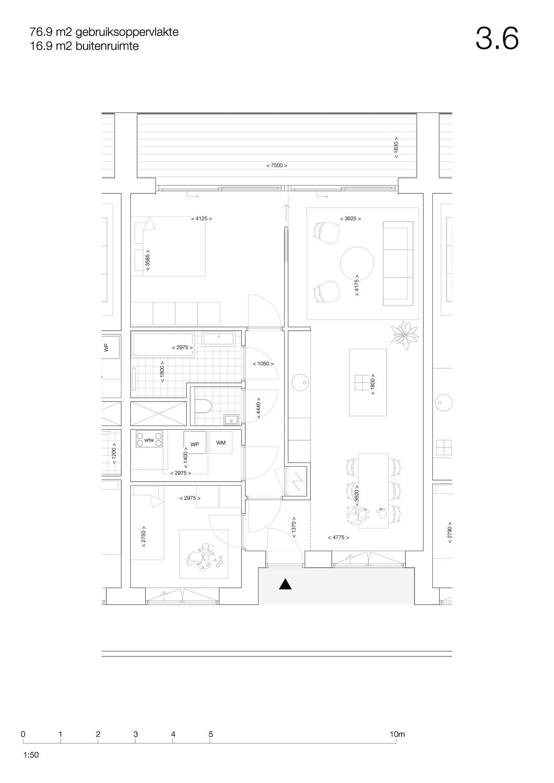 Foto 8 van Driekamerappartement (Bouwnr. 3.6)