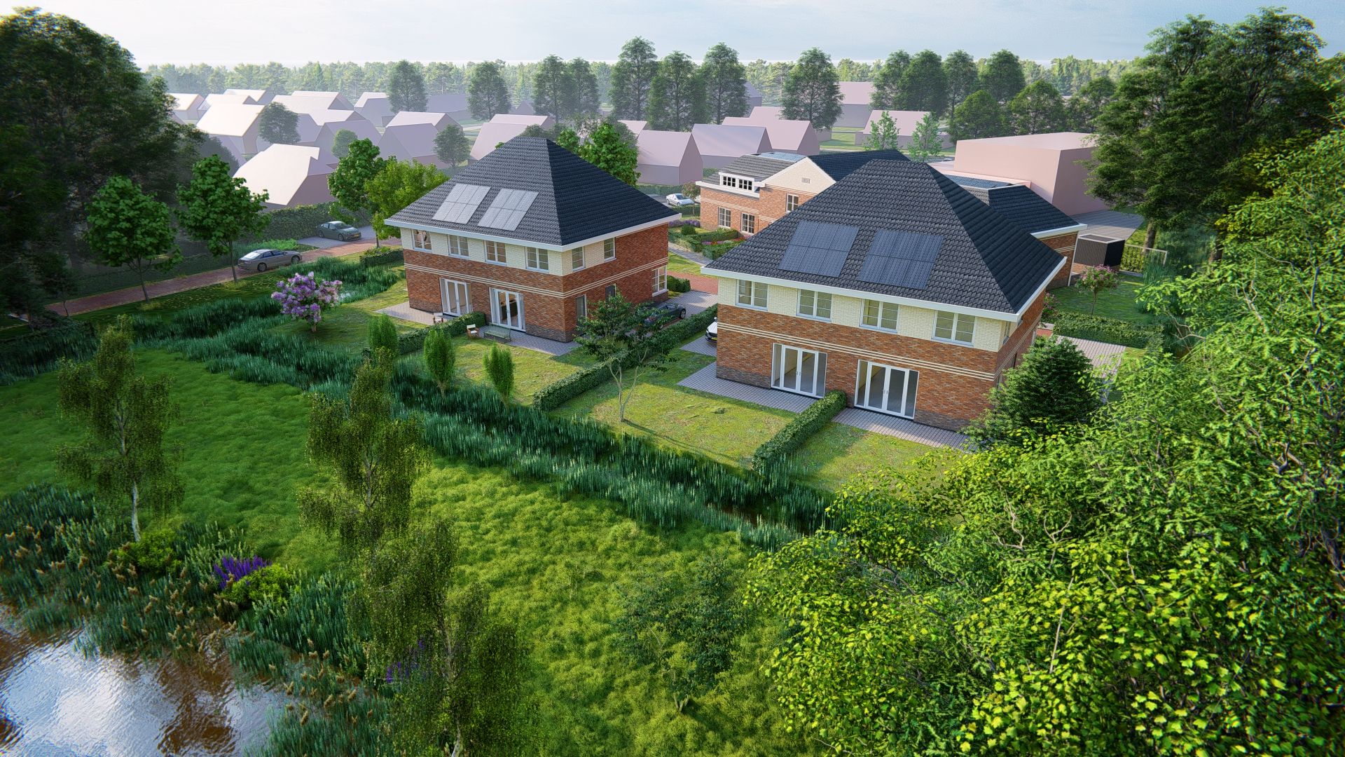 Foto 6 van Twee-onder-een-kapwoningen (Bouwnr. 10)