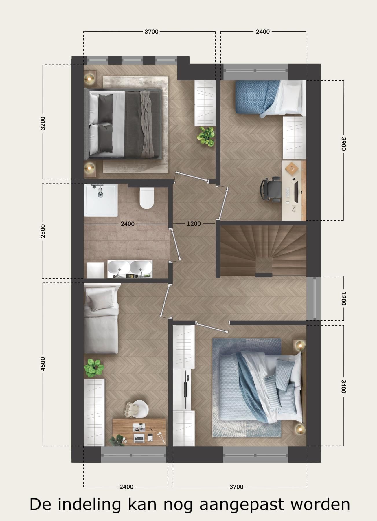 Foto 12 van Twee-onder-een-kapwoningen (Bouwnr. 10)