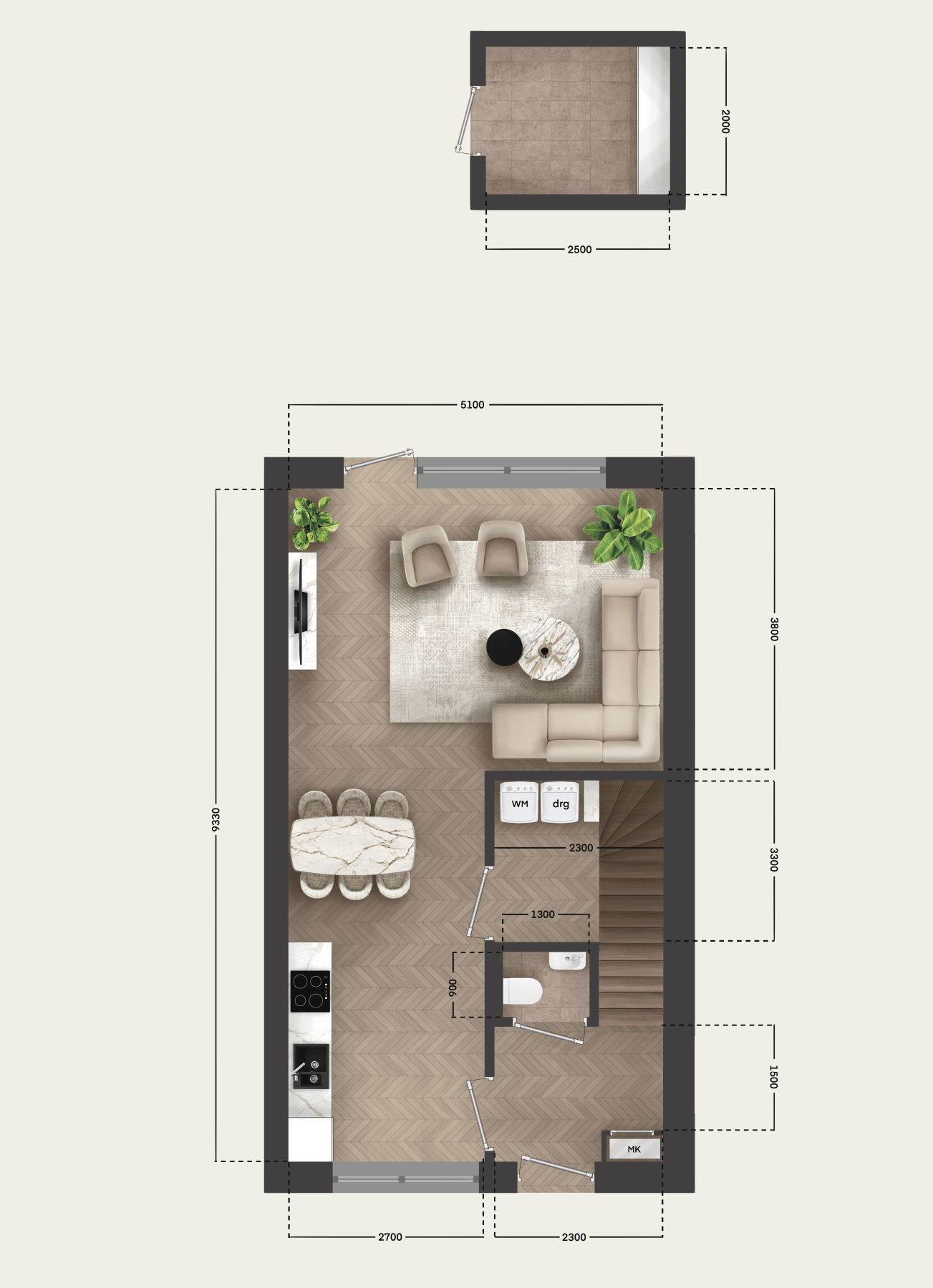 Foto 10 van Rijwoningen (Bouwnr. 2)