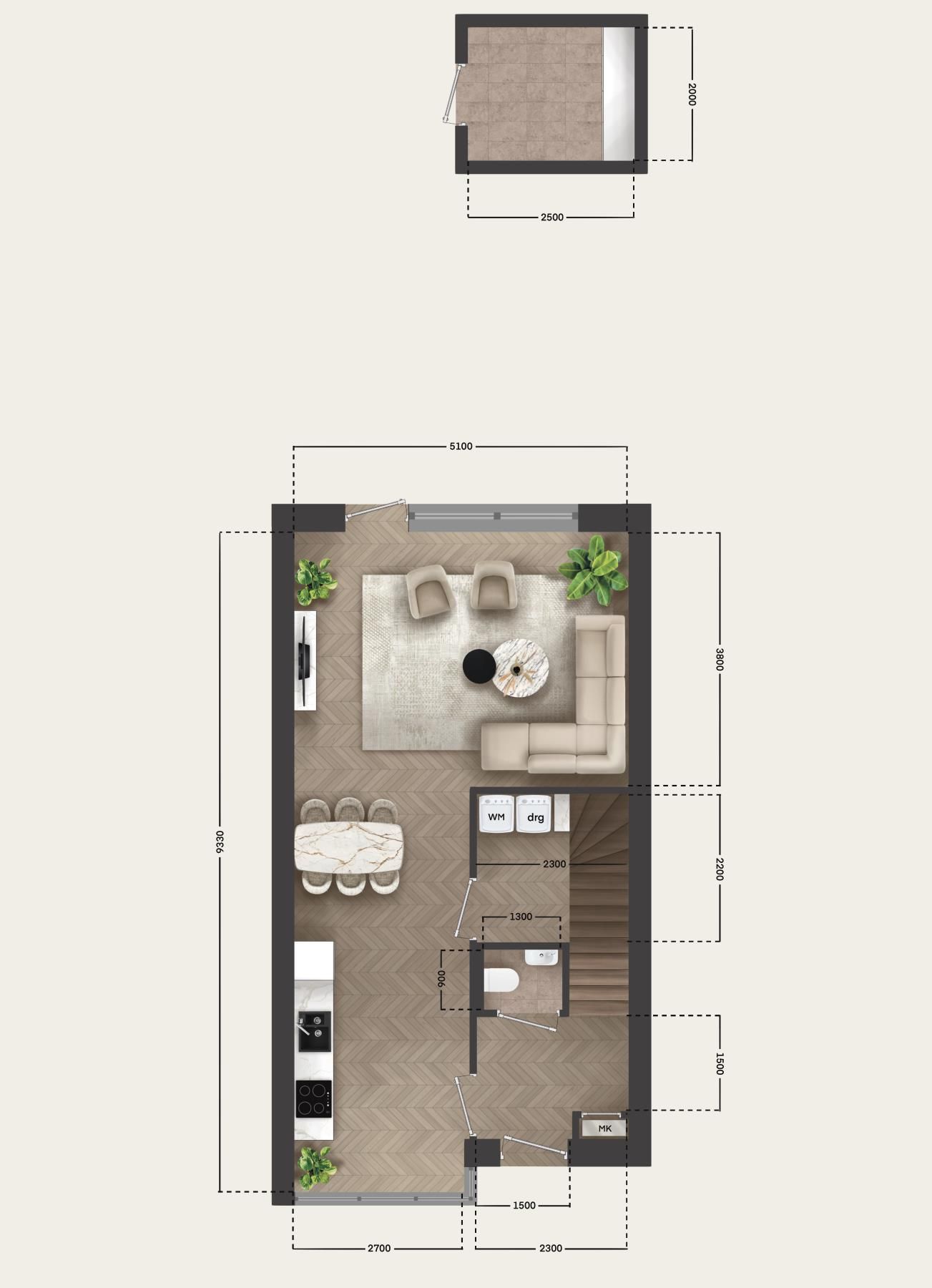 Foto 10 van Rijwoningen (Bouwnr. 4)