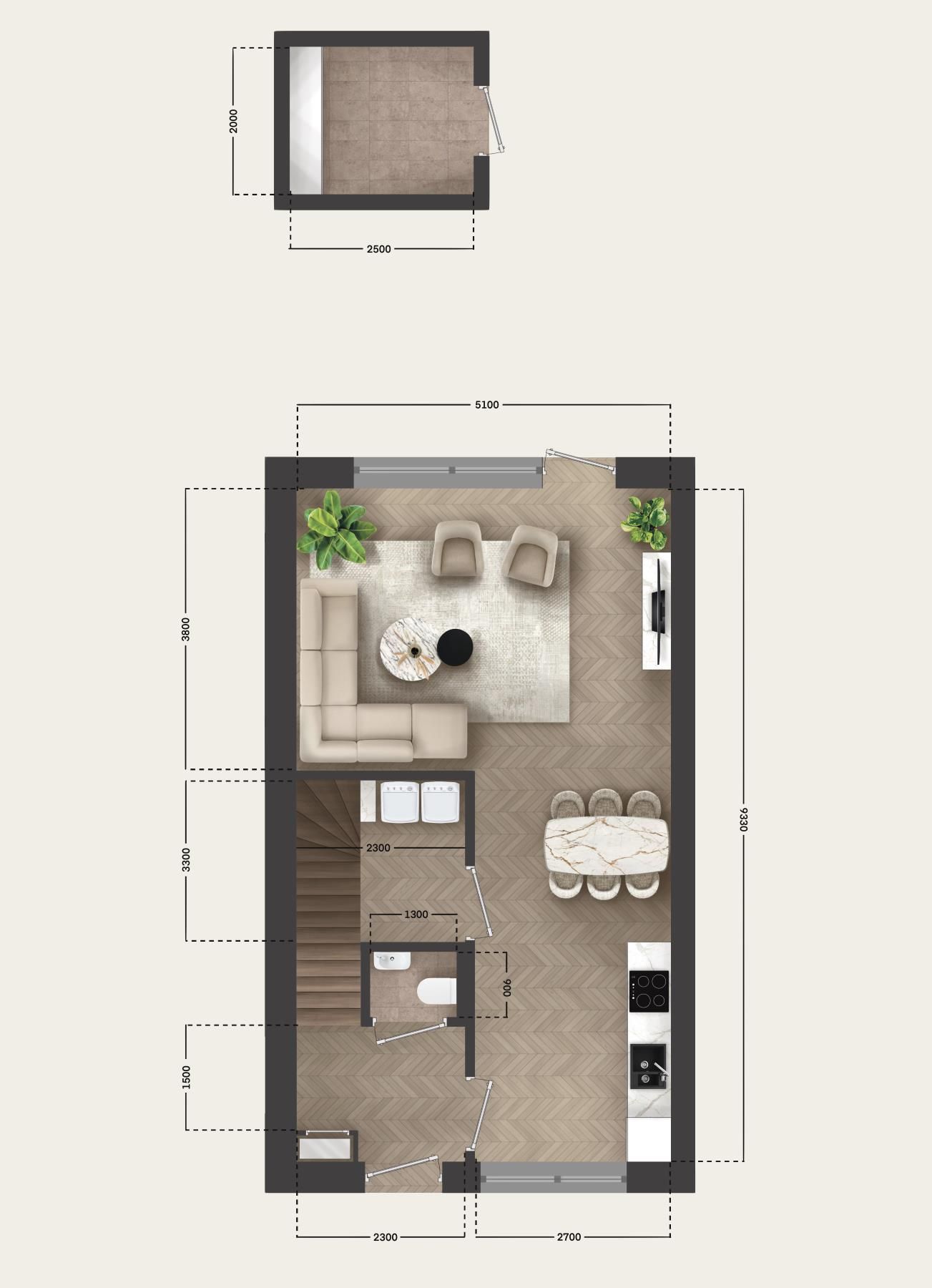 Foto 10 van Rijwoningen (Bouwnr. 5)