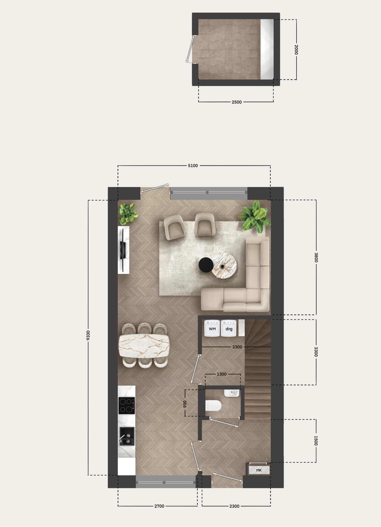 Foto 10 van Rijwoningen (Bouwnr. 6)