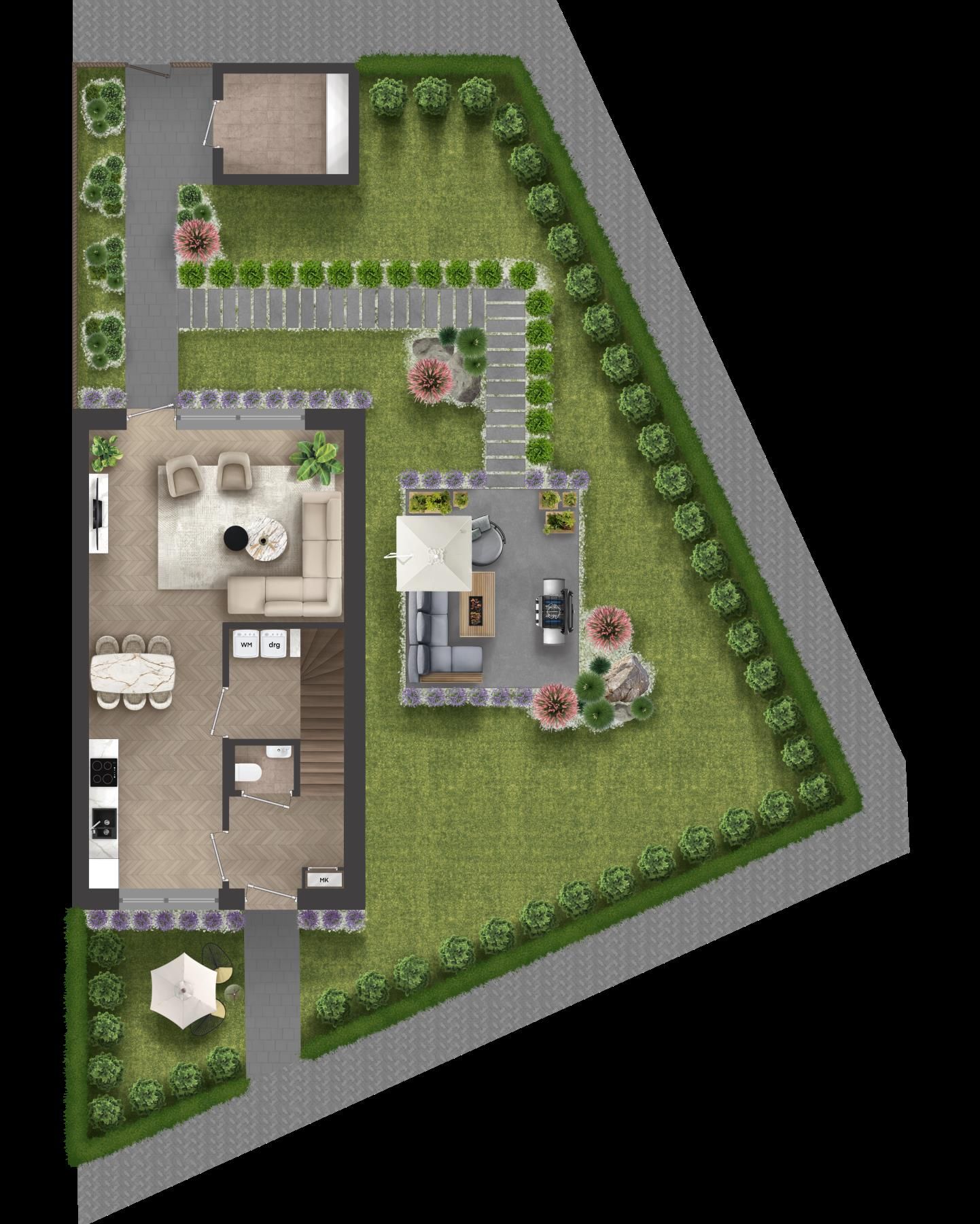 Foto 9 van Rijwoningen (Bouwnr. 6)