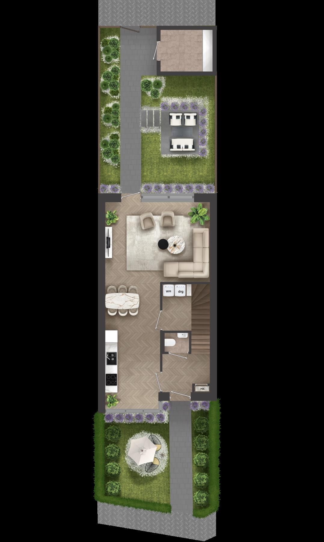 Foto 9 van Rijwoningen (Bouwnr. 4)