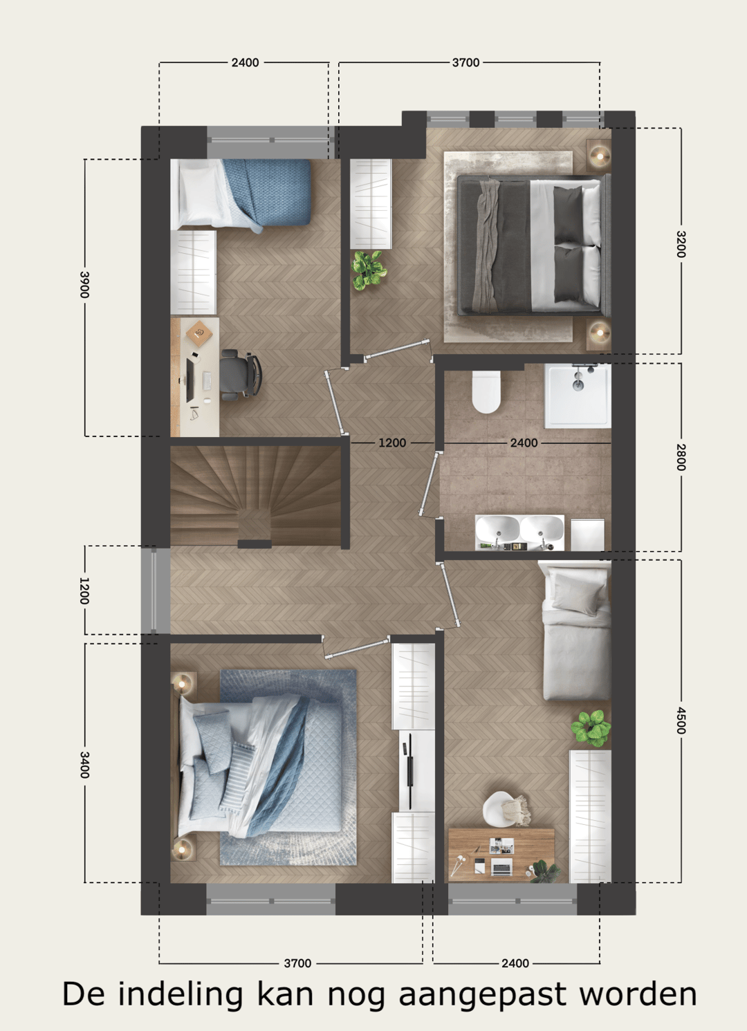 Foto 13 van Twee-onder-een-kapwoningen (Bouwnr. 9)