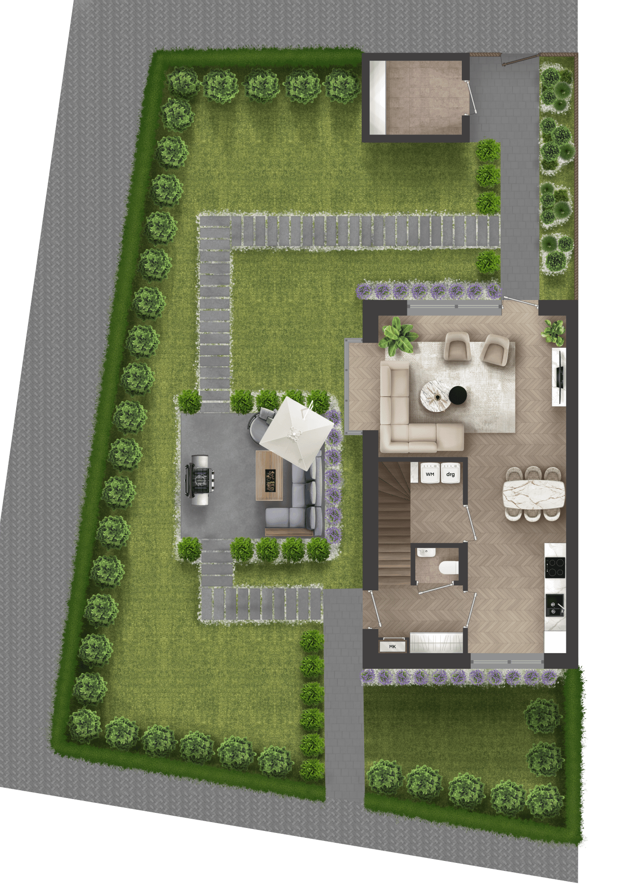 Foto 9 van Rijwoningen (Bouwnr. 1)