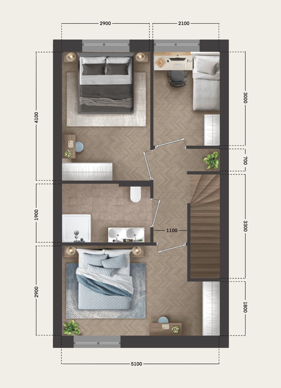 Foto 11 van Rijwoningen (Bouwnr. 4)