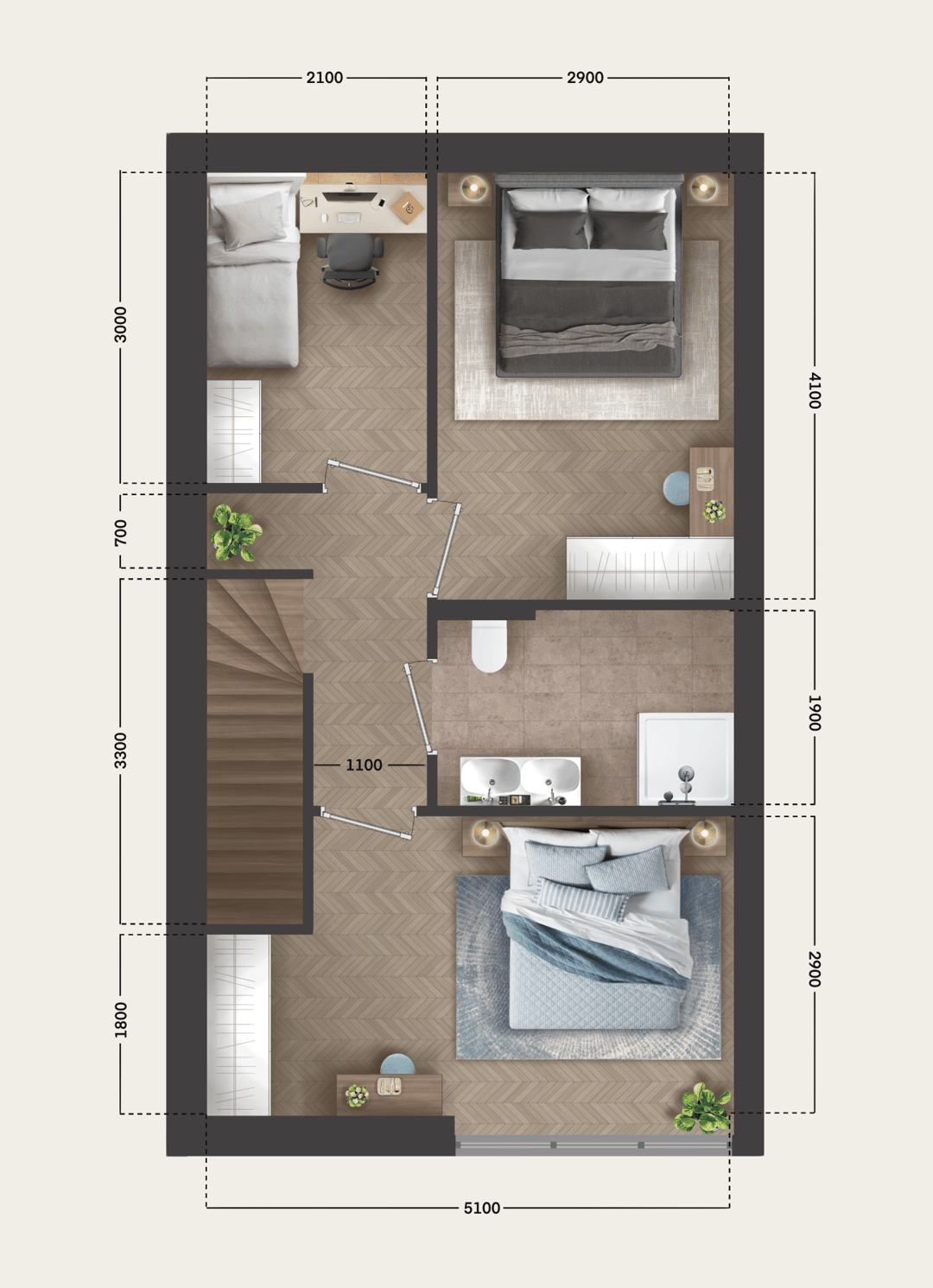 Foto 11 van Rijwoningen (Bouwnr. 1)